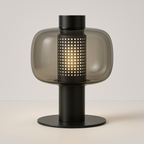 Luminária de Mesa Design Arquitetônico Vidro Soprado - homedecor