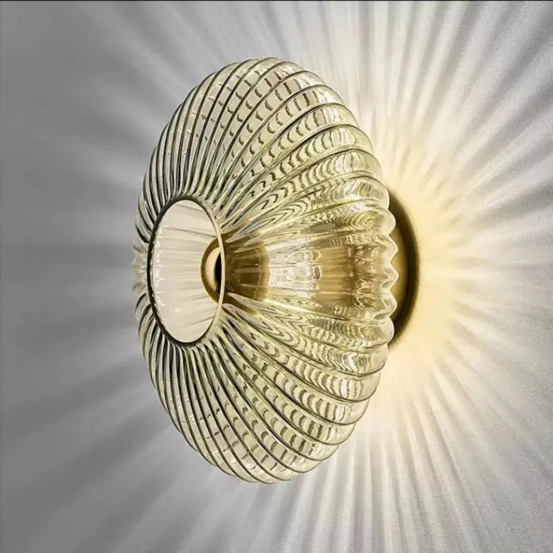 Luminária de Parede Moderna Minimalista Vidro Glass - homedecor