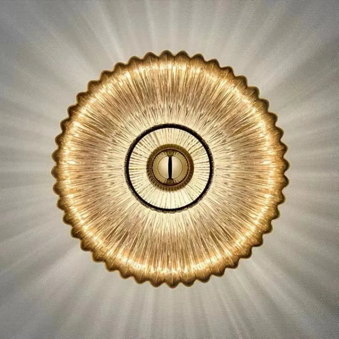 Luminária de Parede Moderna Minimalista Vidro Glass - homedecor