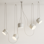 Pendente 1-6 Spots Direcionáveis Modular 4m Design - homedecor