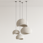 Pendente Branco Orgânico Escandinavo LED Design - homedecor