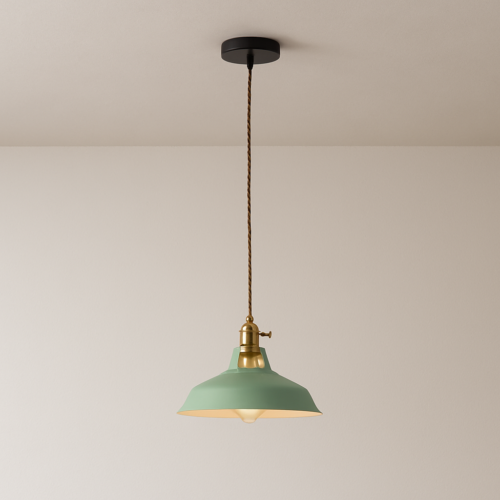 Pendente Industrial Vintage Matte Dourado Design - homedecor