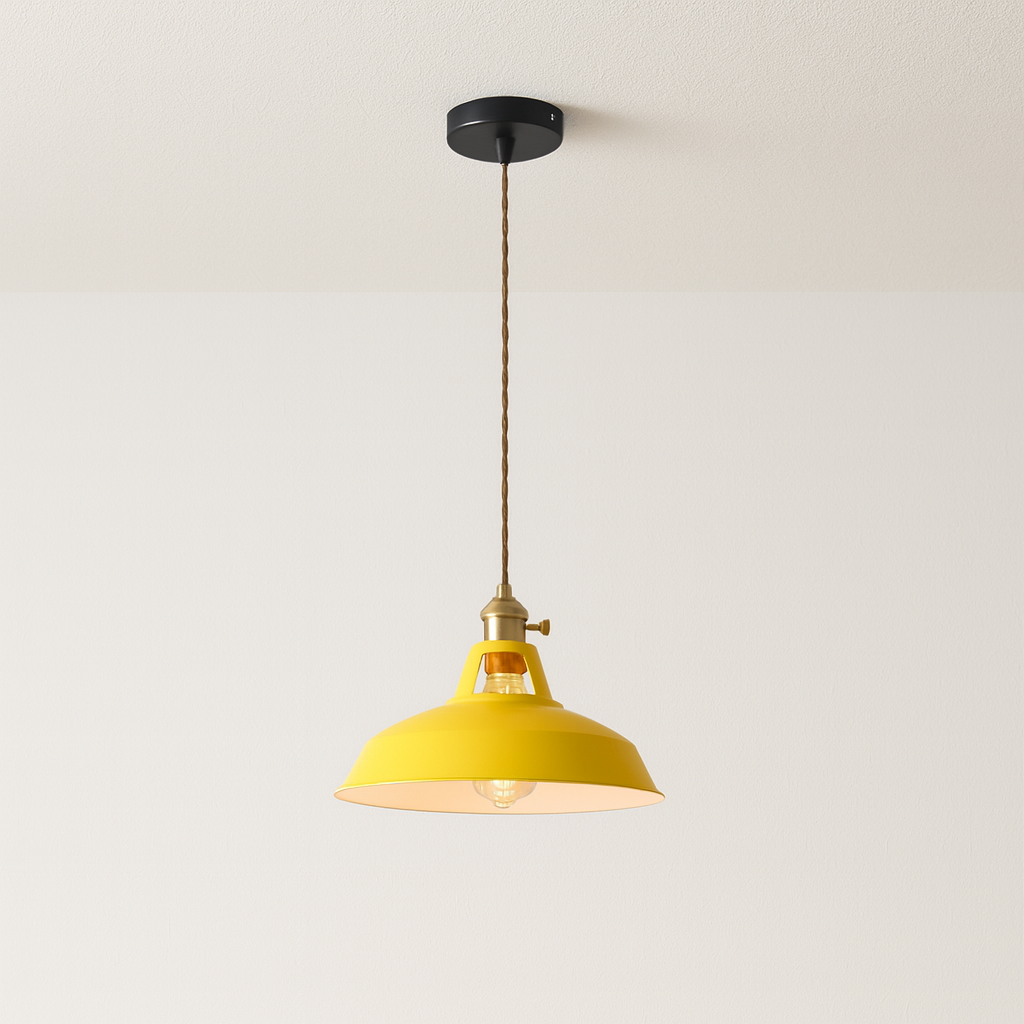 Pendente Industrial Vintage Matte Dourado Design - homedecor
