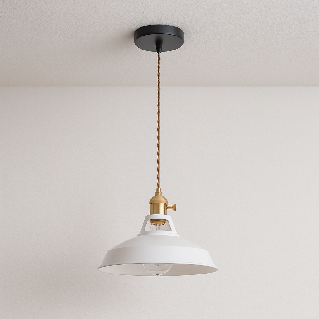 Pendente Industrial Vintage Matte Dourado Design - homedecor