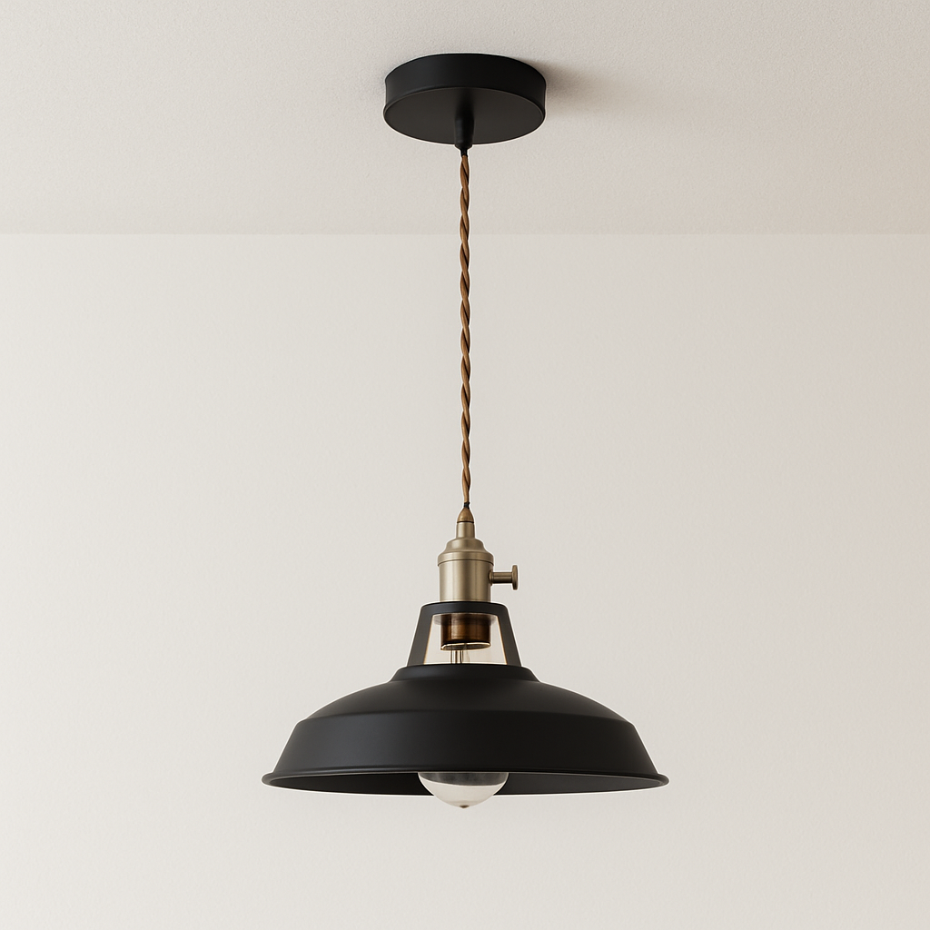 Pendente Industrial Vintage Matte Dourado Design - homedecor