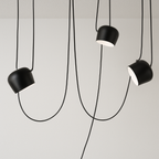 Pendente Triplo Preto Mesa Jantar Iluminação Design - homedecor