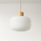 Pendente Japonês Wabi-Sabi Madeira Natural Zen - homedecor