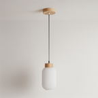 Pendente Japonês Wabi-Sabi Madeira Natural Zen - homedecor