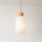 Pendente Japonês Wabi-Sabi Madeira Natural Zen - homedecor