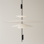 Pendente LED Cascata 4 Camadas Acrílico 68cm Design - homedecor
