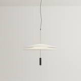 Pendente LED Flutuante 50-68cm Acrílico Dourado
