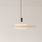 Pendente LED Flutuante 50-68cm Acrílico Dourado - homedecor