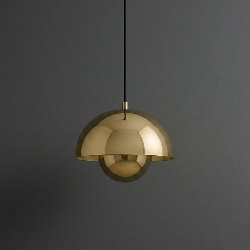 Pendente LED Metal Premium Espelhado Design Moderno
