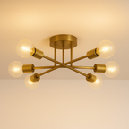 Pendente Sputnik 6 Braços 70cm Design Moderno - homedecor