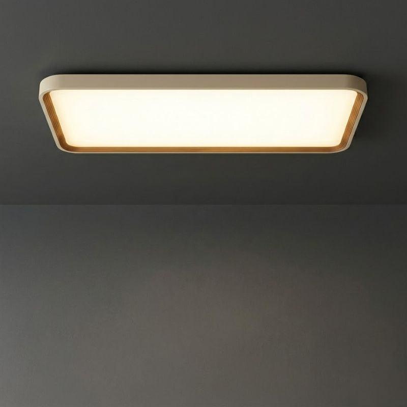 Plafon LED Redondo Bege Dourado 3 Formatos - homedecor