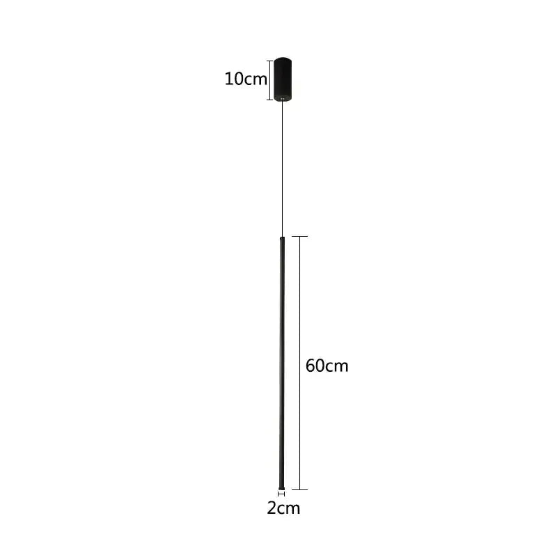Pendente Barra Minimalista Linear Track - homedecor