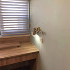 Arandela Articulada Asan Dourada | Extensão 53cm