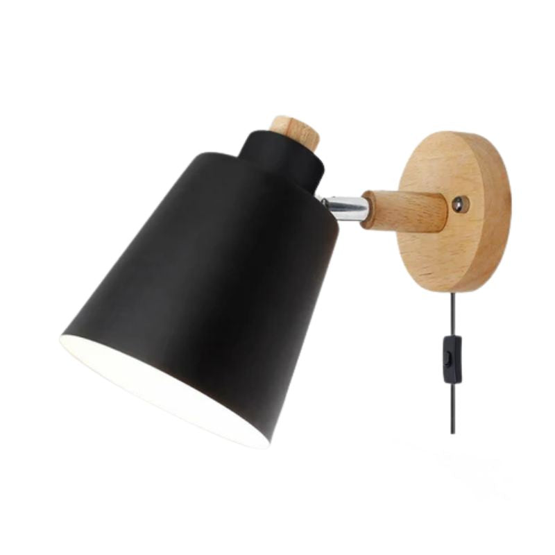 Arandela de Parede em Madeira com Interruptor Arbor Switch
