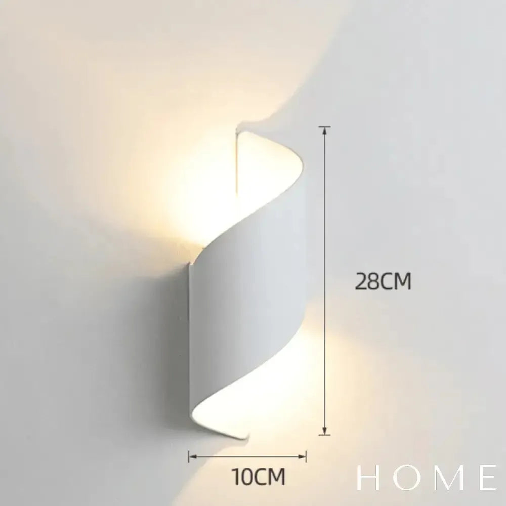 Arandela Externa LED Espiral para Parede Helix Spiral - homedecor