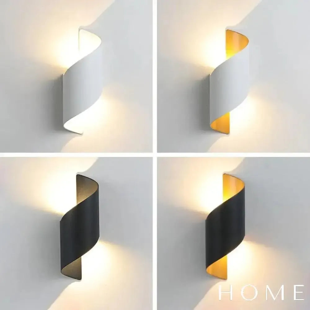 Arandela Externa LED Espiral para Parede Helix Spiral - homedecor