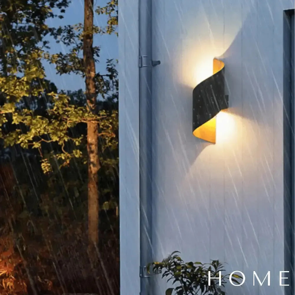 Arandela Externa LED Espiral para Parede Helix Spiral - homedecor