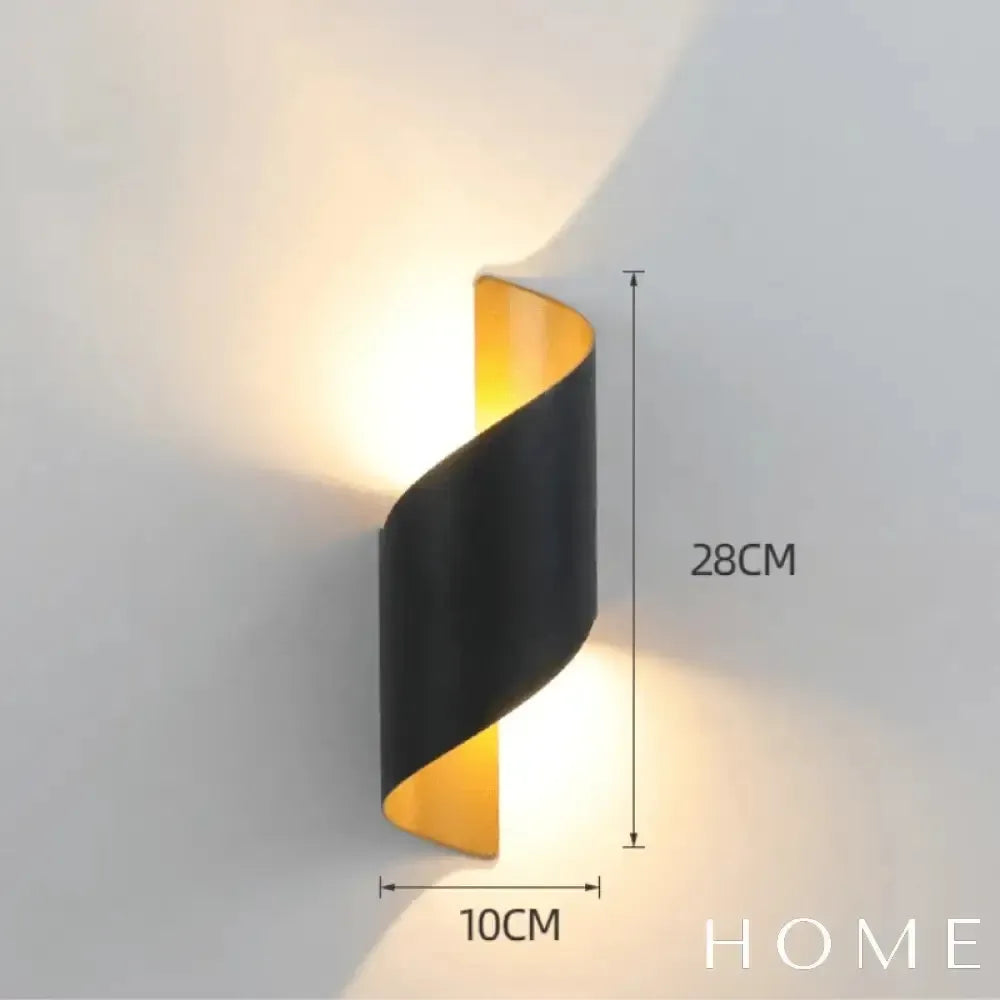 Arandela Externa LED Espiral para Parede Helix Spiral - homedecor