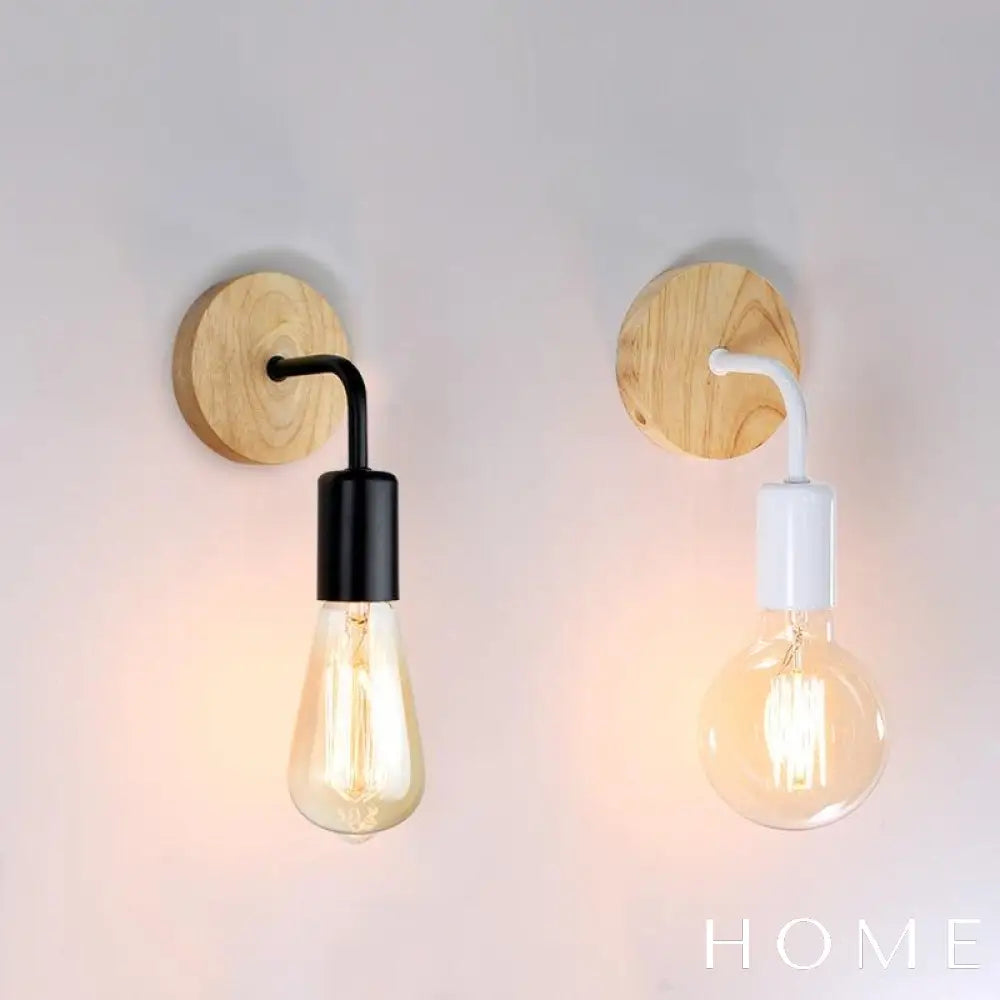 Arandela Industrial Preta Bivolt Para Parede Iluminação