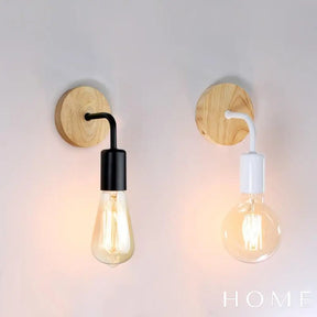 Arandela Industrial Preta Bivolt Para Parede Iluminação