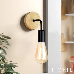 Arandela Industrial Preta Bivolt Para Parede Iluminação