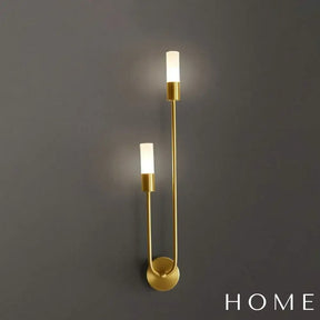 Arandela Led Pendente Dupla Sofisticada Para Parede Iluminação