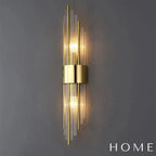 Arandela Spartan Metal e Vidro Parede - homedecor