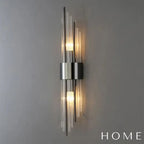 Arandela Spartan Metal e Vidro Parede - homedecor