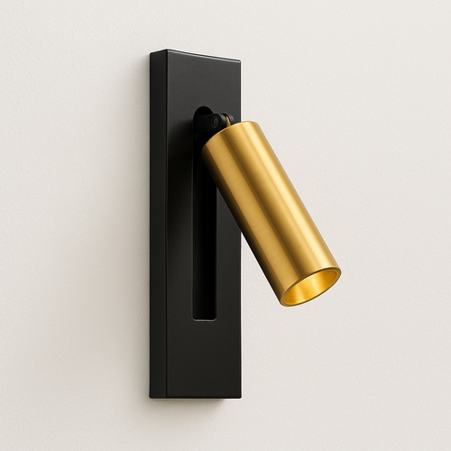 Arandela LED Articulada Cora | Dourado Minimalista 360°