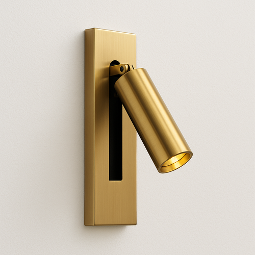 Arandela LED Articulada Cora | Dourado Minimalista 360°