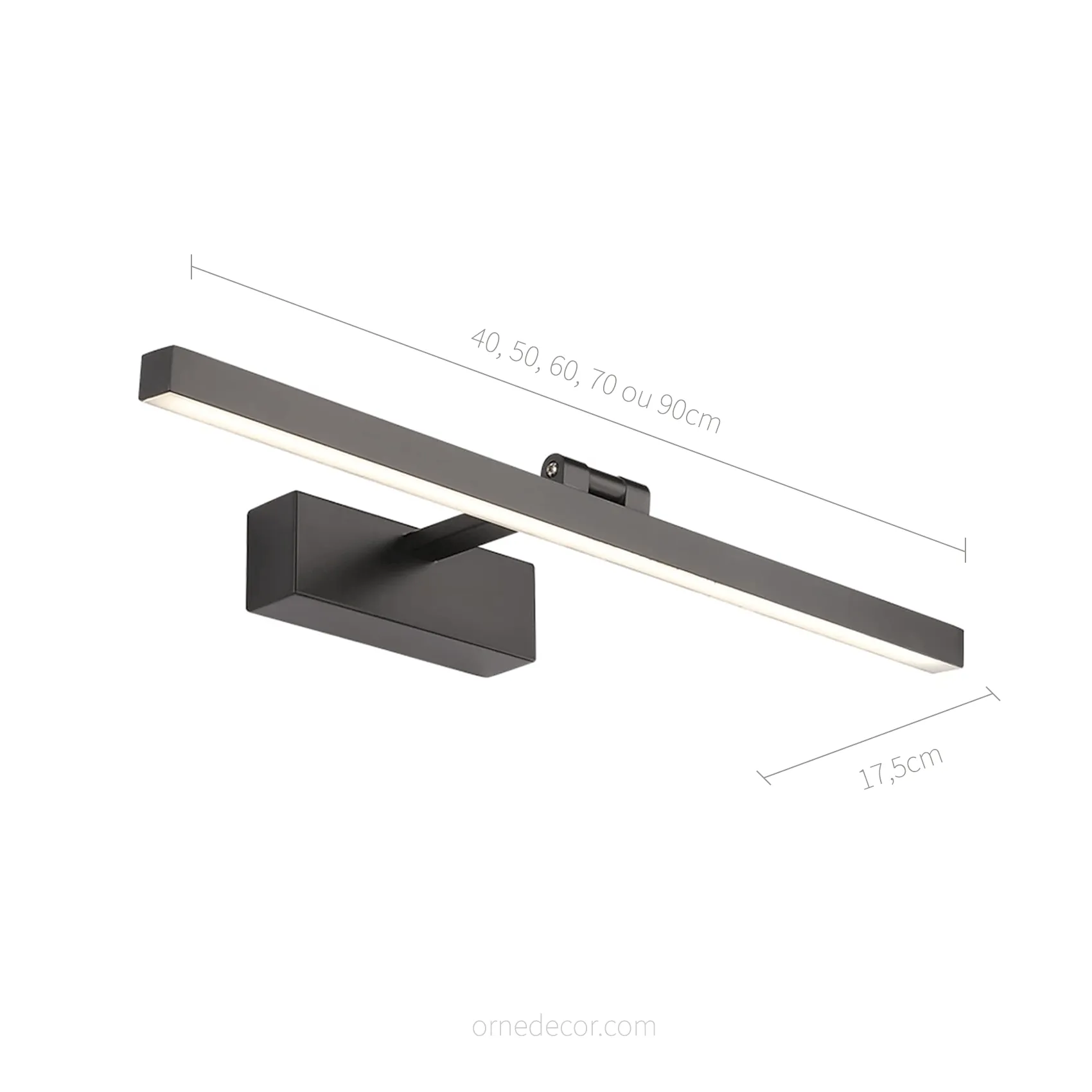 Luminária Arandela Linear Articulada LED Bivolt Moderna