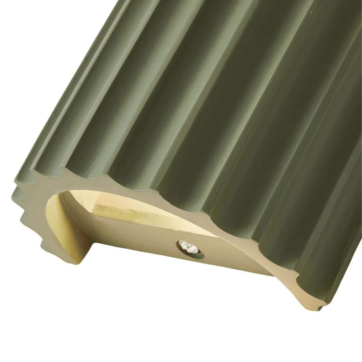 Arandela Funny | Design Canelado em Resina Fosca