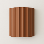 Arandela Funny | Design Canelado em Resina Fosca