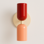 Arandela Dust Retrô Moderna | Design Verde Oliva e Dourado