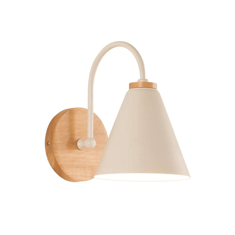 Luminária Arandela Bling Articulada Madeira e Alumínio Bivolt FlexWood