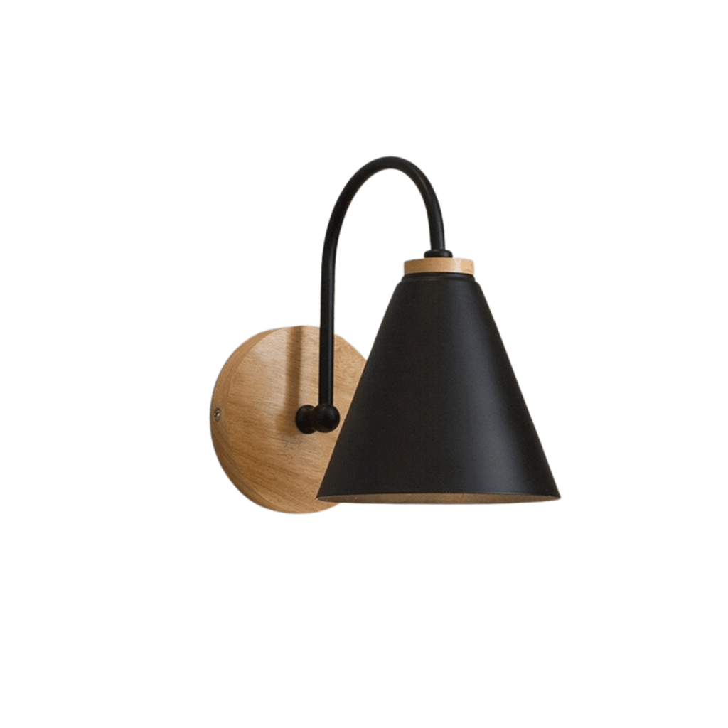 Luminária Arandela Bling Articulada Madeira e Alumínio Bivolt FlexWood