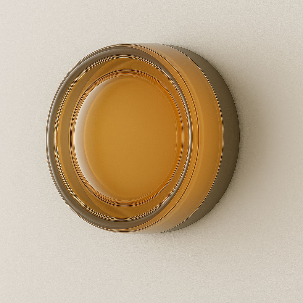 Arandela LED Blaese | Design Circular com Backlight e Vidro