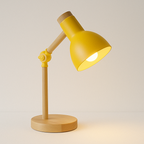 Abajur Articulado Puppy | Design Escandinavo e Madeira