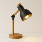 Abajur Articulado Puppy | Design Escandinavo e Madeira