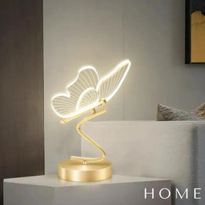 Luminária De Mesa Decorativa Com Design Borboleta Iluminação