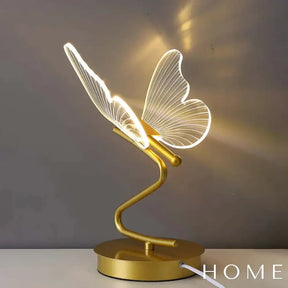 Luminária De Mesa Decorativa Com Design Borboleta Iluminação