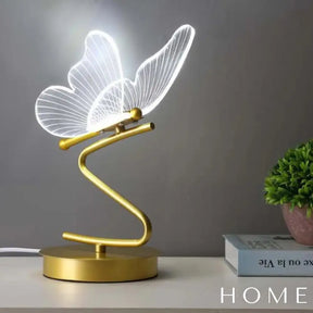 Luminária De Mesa Decorativa Com Design Borboleta Iluminação