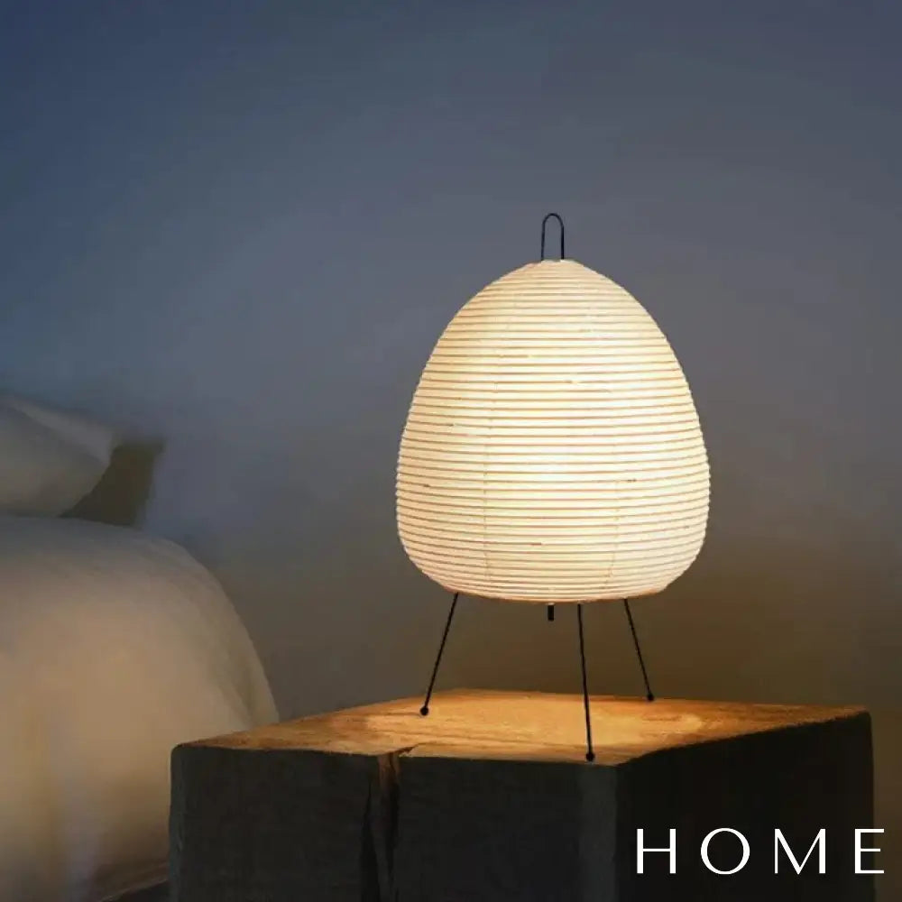 Luminária De Mesa Japonesa Com 3 Tons Luz Iluminação