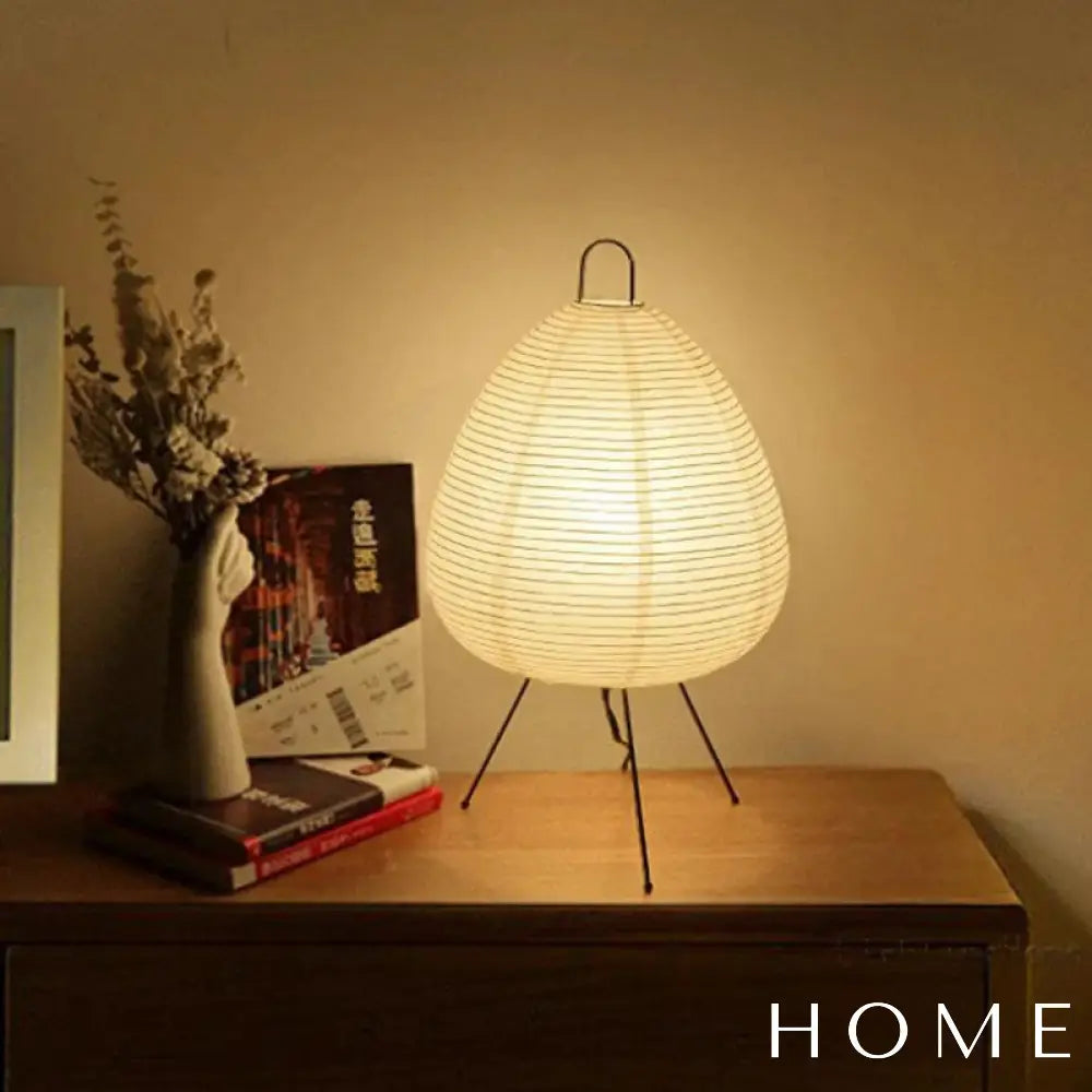 Luminária De Mesa Japonesa Com 3 Tons Luz Modelo 01 Iluminação