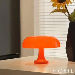 Luminária De Mesa Moderna Com Design Cogumelo Led Iluminação