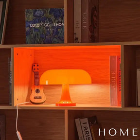 Luminária De Mesa Moderna Com Design Cogumelo Led Iluminação